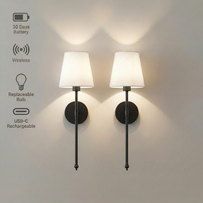 SCONE WALL LAMP | PREMIUM WIRELESS | SET OF 2