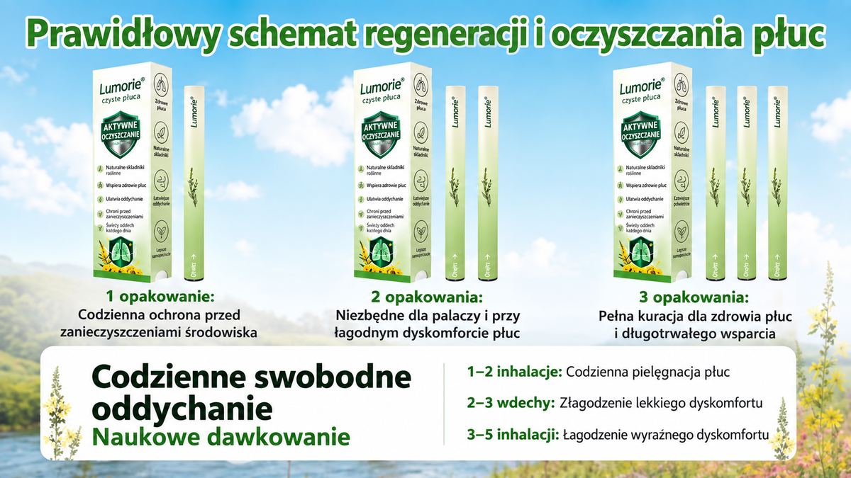 Wysokiej jakości polskie produkty z dostawą w całym kraju 🍎 Ziołowy inhalator 𝐋𝐮𝐦𝐨𝐫𝐢𝐞® wspiera komfort oddychania i pomaga łagodzić kaszel, ból gardła, duszność, nadmiar wydzieliny, zatkany nos oraz objawy alergii.